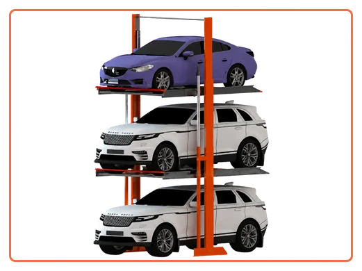 2 Post 3 Level Stack Parking System