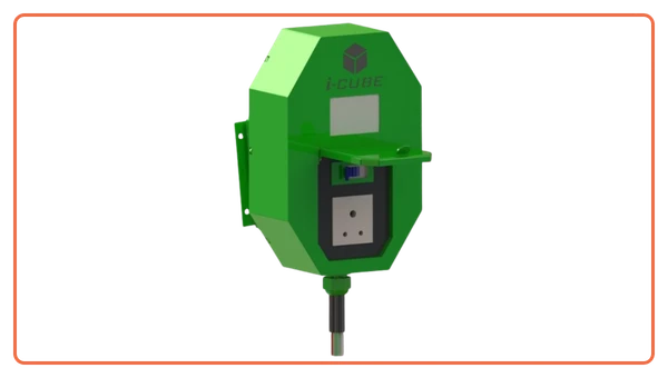 i-CUBE EV charging unit for smart parking systems and standalone electric vehicle charging installations