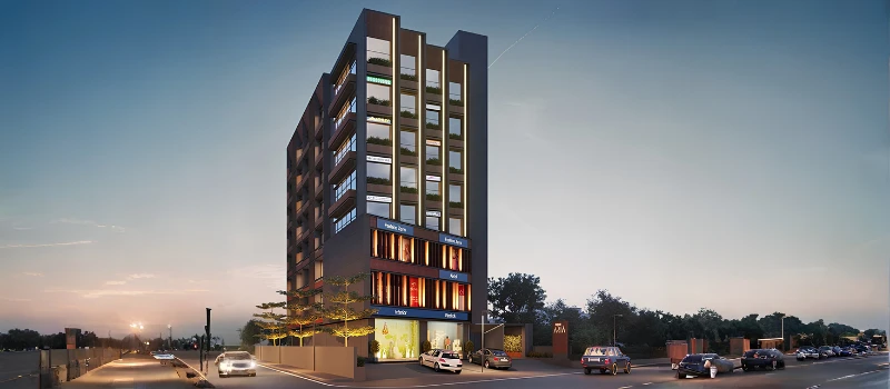 Kshitij Aria Ahmedabad project where i-CUBE delivered 30 additional parking spaces with pit parking and secured BU permission