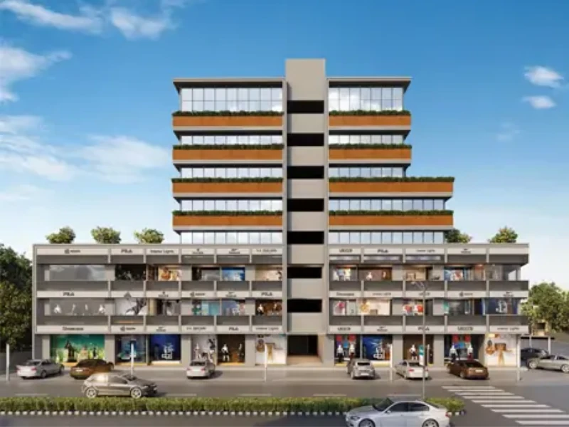 SPG Echelon commercial project with 52 parking spaces completed by i-CUBE using smart car parking solutions in India