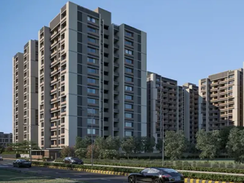 Shivalay Sharnam residential project with 808 parking spaces completed by i-CUBE using smart car parking solutions in India