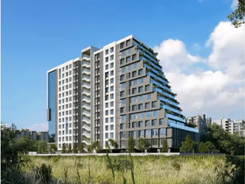 Solitaire Connect commercial project with 185 parking spaces completed by i-CUBE using smart car parking solutions in India