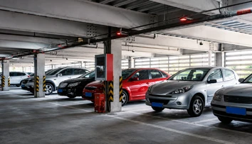 Indoor car parking facility assessed through professional parking demand analysis in India.