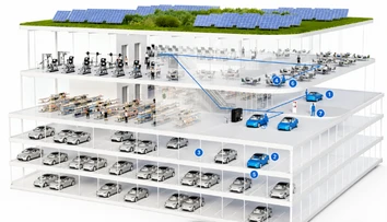 Multi-level car parking design reviewed by professional parking consultants in India.