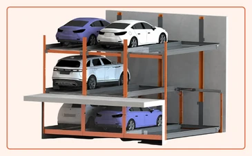 Customised Parking Solutions Customised automated parking solutions engineered for an irregular plot